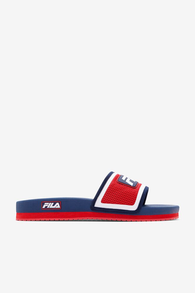 Fila Sandals Mens Blue - Lunar Slide - Philippines 6129837-NQ